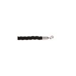 25Mm Braided Rope Blk 1.8M P/Chrome