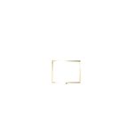 A3 Sign Hori Frame P/Brass Rope