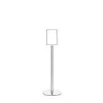 Sign Stand P/Chrome Pst A4 Vert Sign