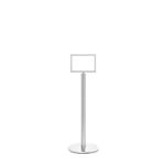 Sign Stands P/Chrome Pst A4 Hori Sgn