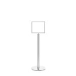 Sign Stands P/Chrome Pst A3 Hori Sgn