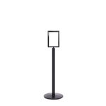 Sign Stands Black Post With A4 Verti