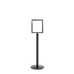 Sign Stands Black Post With A3 Verti
