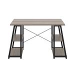 Strivo A/Frame Desk Grey Oak/Black