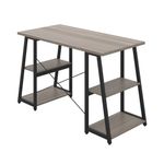 Strivo A/Frame Desk Grey Oak/Black