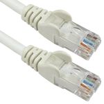 5 Star Rj45 Cable Lsoh White 1M