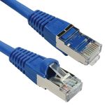 Cat6A Patch Snagless Cable 0.5M Blue