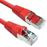 Cat6A Patch Snagless Cable 0.5M Red