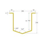 Wall Mtd Cable/Hose Prot In 500 Ylw