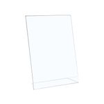 Sign Holder Portrait Slanted A4 Clr