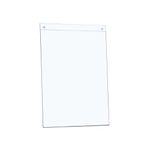 Sign Holder Wall Display Ptrt A4 Clr