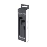 Earphones/Jack Port Wht/Blk Pk24
