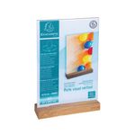 Portrait Stand Up Sign Holder A4