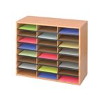 24 Comp Wood Lit Organ Beech