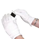 Serva Polycotton Gloves White 9 Pk10