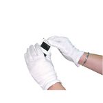 Serva Polycotton Gloves White 8 Pk0