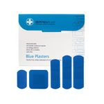Plasters Assorted Size Blue Pk150