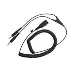 Jabra Qd Pc Cord To Dual 3.5Mm Jack
