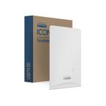 Icon Fplate Auto Soap/Sani Disp Wht