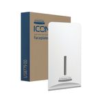 Icon Fplate Folded Wc Paper Disp Wht