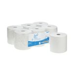 Paper Hand Towel Roll 300M Wht Pk6