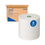 Hand Towel Roll E-Roll 1-Ply Wht Pk6