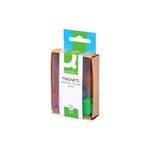 Q-Connect 20Mm Assorted Magnet Pk60