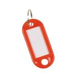 Q-Connect Key Fob 2 Holes Red Pk100