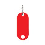 Q-Connect Key Fob 2 Holes Red Pk100