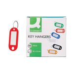 Q-Connect Key Fob 2 Holes Red Pk100