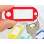 Q-Connect Key Fob 2 Holes Red Pk100