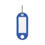 Q-Connect Key Fob 2 Holes Blue Pk100