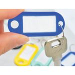 Q-Connect Key Fob 2 Holes Blue Pk100