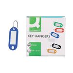 Q-Connect Key Fob 2 Holes Blue Pk100