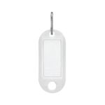 Q-Connect Key Fob 2 Holes Wht Pk100