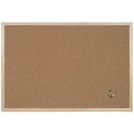 Q-Connect Cork Board Wooden Frame