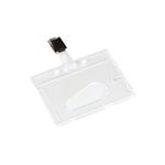 Qconnect Rigid Badge Hlder Clip Pk10