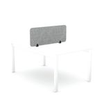 Desk Mtd Pet Screen 1190X400Mm Grey