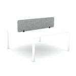 Desk Mtd Pet Screen 1590X400Mm Grey