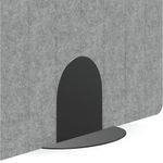 Pet Metal Stand For Flrs Screen Blk
