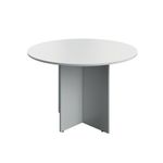 Leg Rnd Boardroom Tbl 1100X1100 Wht