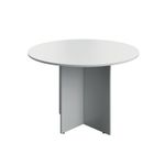 Leg Rnd Boardroom Tbl 1100X1100 Wht
