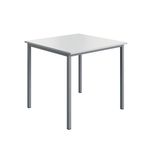 Modara Mpps Tbl 800X800Mm Wht/Slv