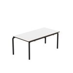 Crush Bent Frm Tbl 1100X460 Wht/Blk
