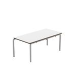 Crush Bent Frm Tbl 1100X460 Wht/Grey