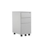 Jemini 3 Drw Mobile Pedestal Silver