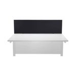 First Desk Mtd Screen 1400X400 Blk