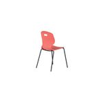 Titan Arc 4Leg Clsm Chair Sz6 Coral
