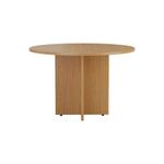 Jemini Rnd Mte Tbl N/Oak