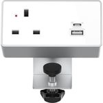 Astin Nexus On Desk Power Bundle Wht